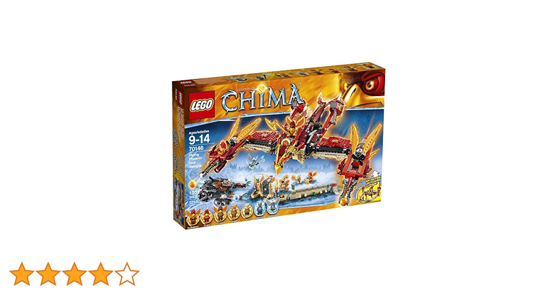 Amazon.co.jp: LEGO Chima 70146 Flying Phoenix Fire Temple